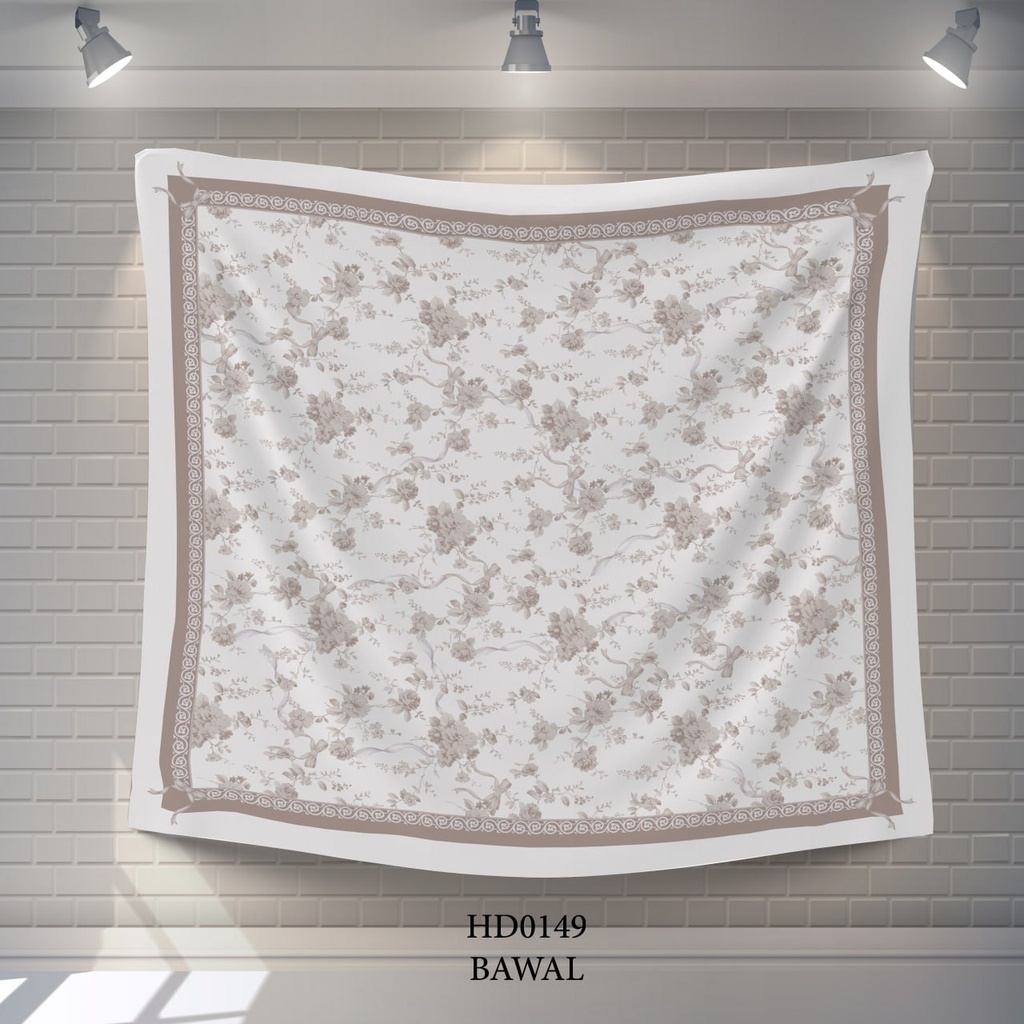 Tudung Bawal (Square Hijab) in HD0149