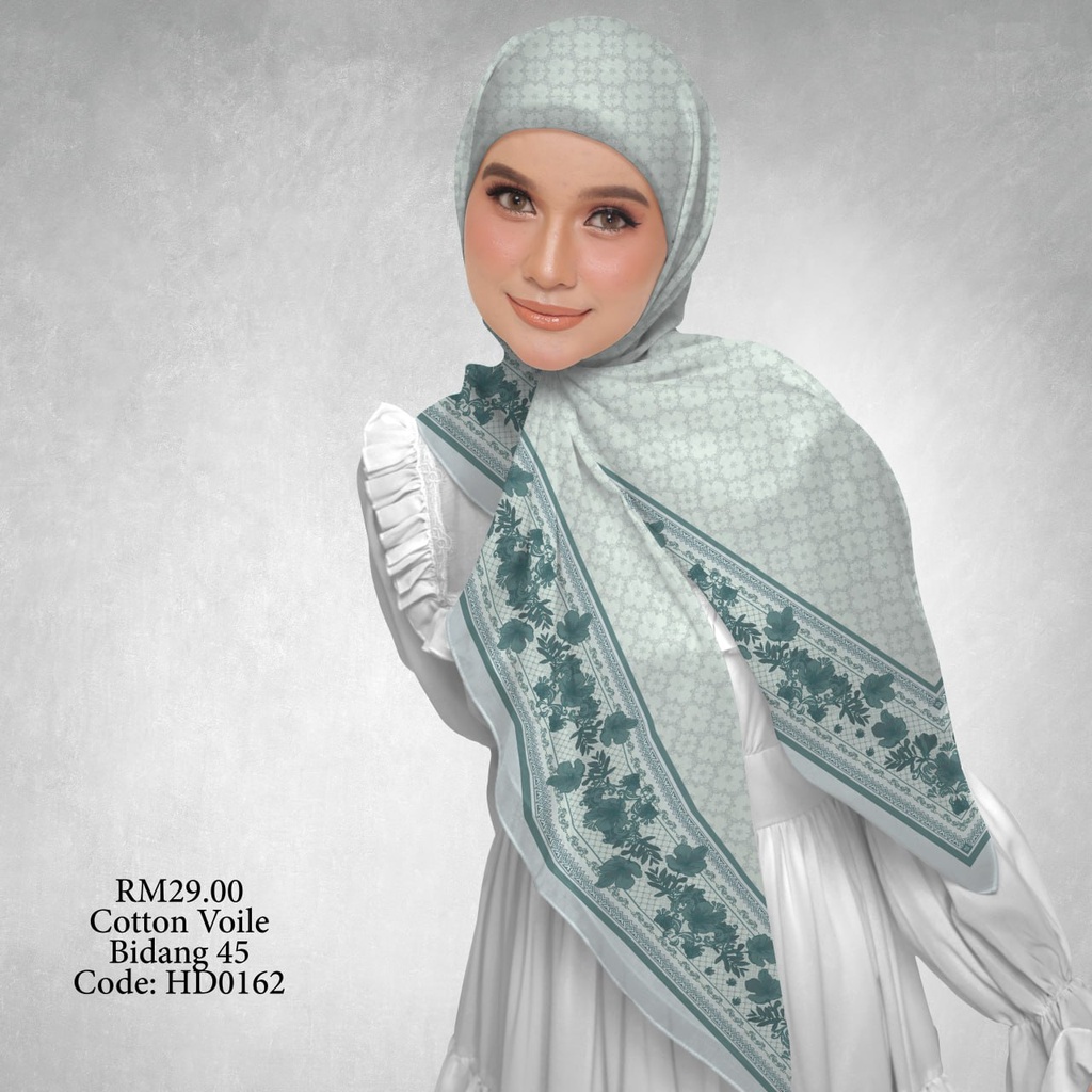 Tudung Bawal (Square Hijab) in HD0162
