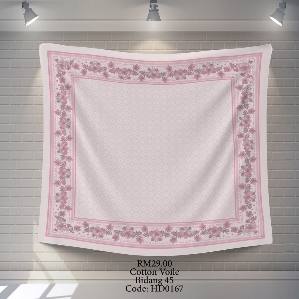Tudung Bawal (Square Hijab) in HD0167