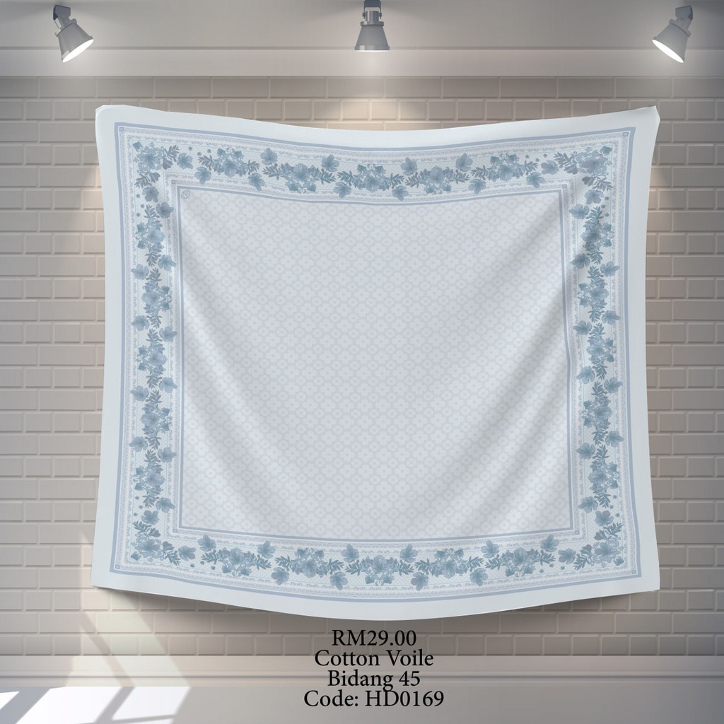 Tudung Bawal (Square Hijab) in HD0169