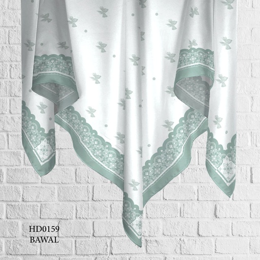Tudung Bawal (Square Hijab) in HD0159