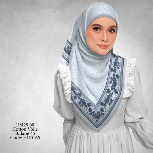 Tudung Bawal (Square Hijab) in HD0165